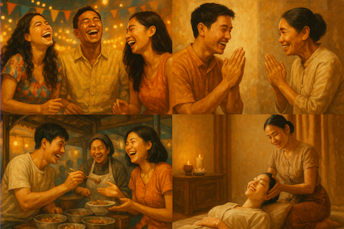 Sanuk: Glück und Lebensfreude in Thailand erleben - Thai Massage Blog Artikel